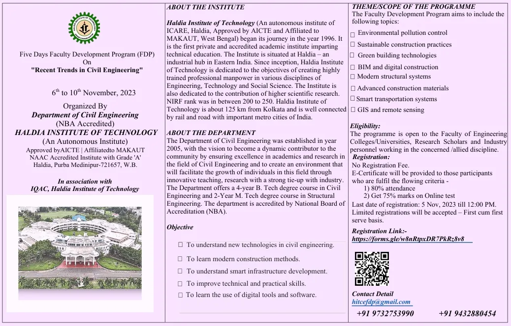 Recent Trends in Civil Engineering