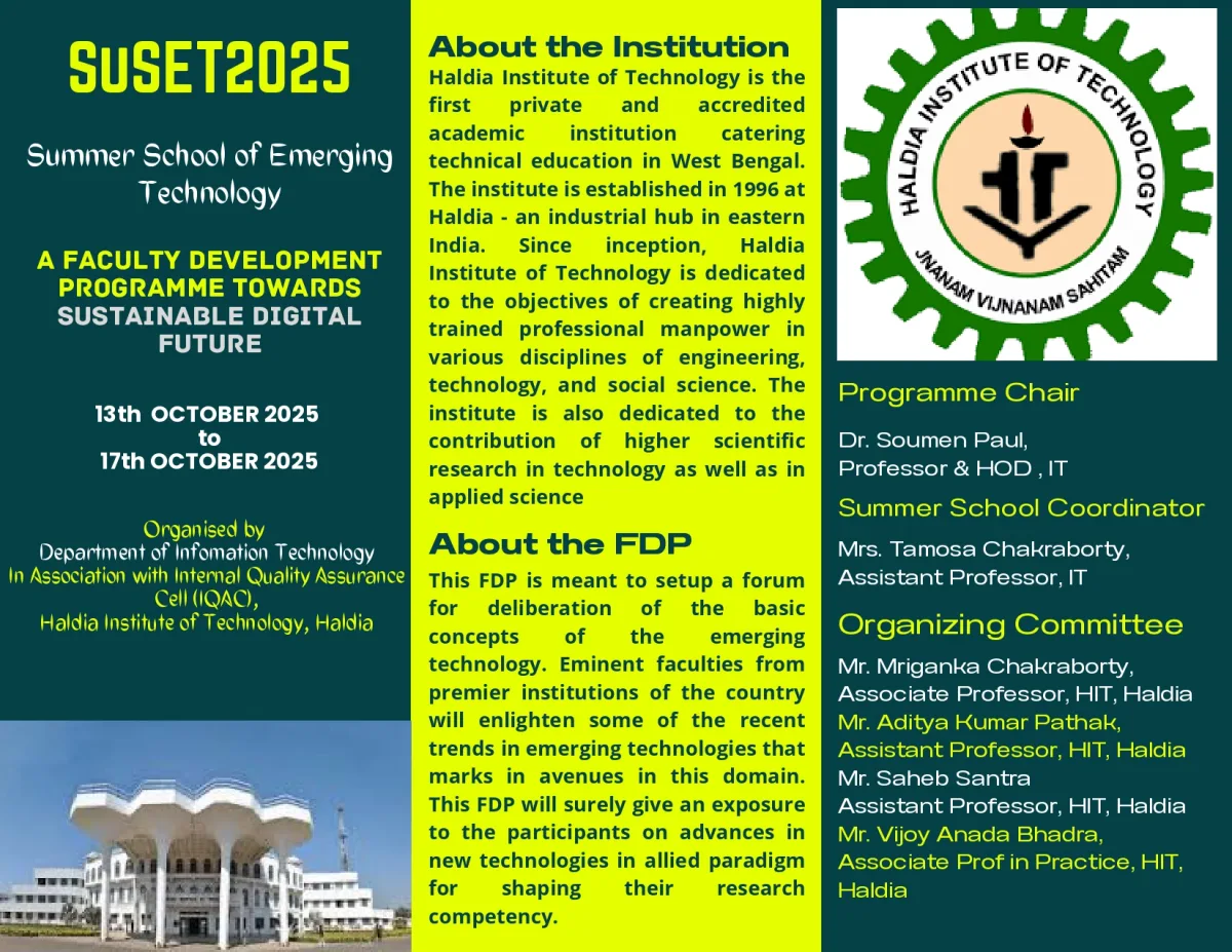 Summer School of Emerging Technology