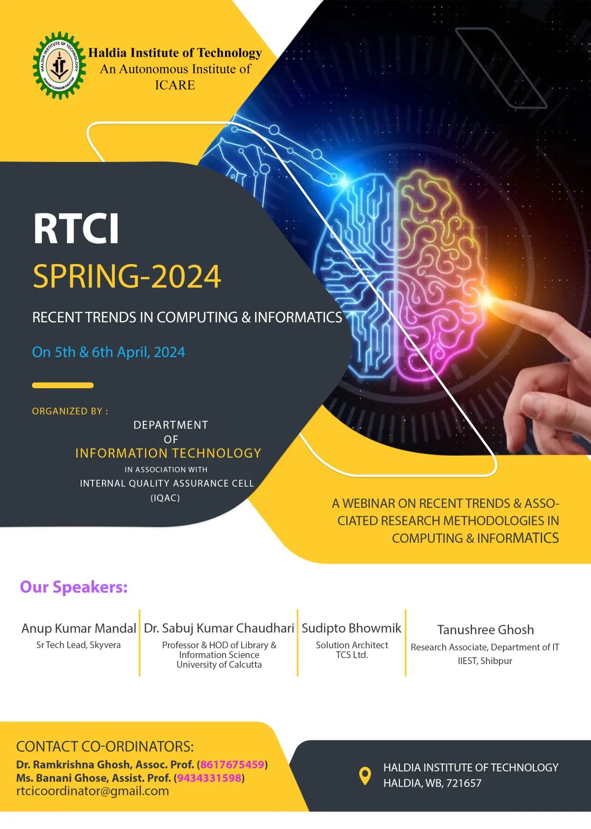 Recent Trends in Computing & Informatics (RTCI SPRING -2024)